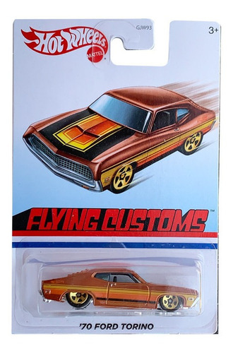 Imagem 1 de 1 de Miniatura Hot Wheels Flying Customs Ford Torino