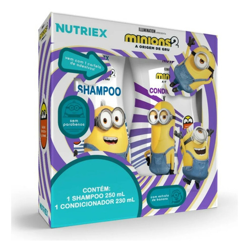 Meu Malvado Favorito Nutriex (shampoo +sabonete Líq)