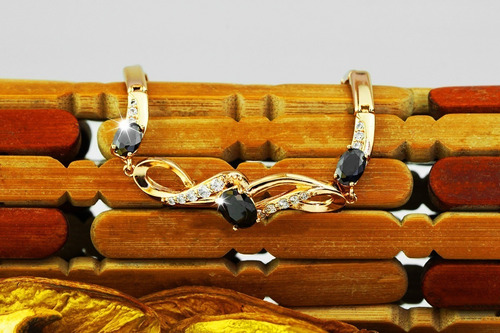 Imagen 5 de 10 de Pulsera Brazalete Oro 18k Regalo Amistad Mujer Mama Joyería