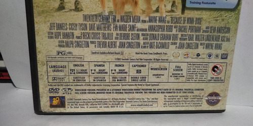Because Of Winn-dixie Import Movie Dvd 2005 Annasophia Robb (Usado)