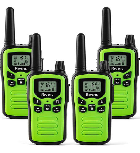 Rivins - Walkie Talkies, Juego De 2 Unidades, 4 Unidades, 6 