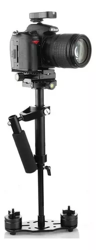 Estabilizador Camara Video Steadycam Gopro + Soporte Celular Color Negro