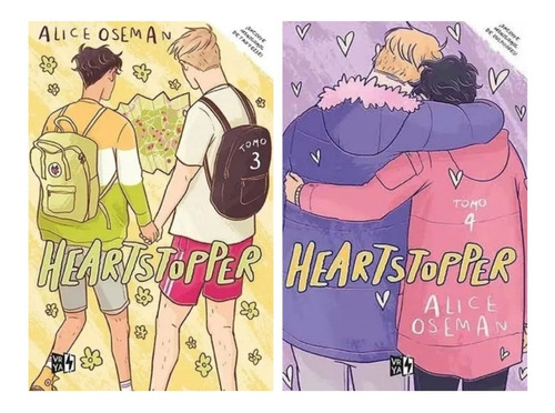 Lote X 2 Libros Heartstopper Alice Oseman Tomo 3 + Tomo 4