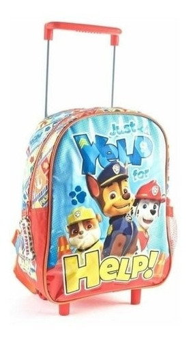 Mochila Con Carro Jardin Paw Patrol - 12 Pulgadas Child