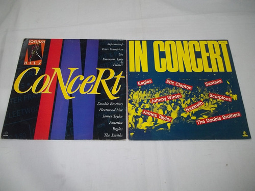 Lp Vinil - In Concert - Coletanea Rock - 2 Discos