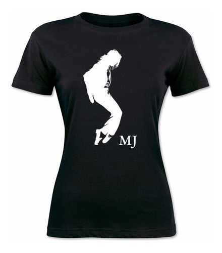 Remeras Mujer Michael Jackson 100% Algodon Vinilo Textil