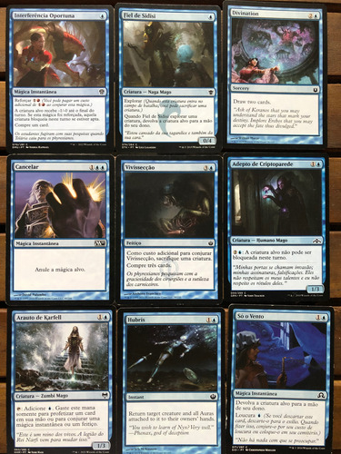 Deck Pauper Magos Dano E Controle Magic The Gathering L70 L70 Inglês E Português (Usado)