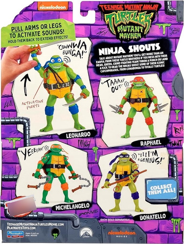 Tmnt Movie Leonardo Y Donatello Bandai