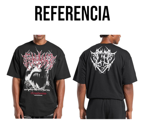Playera Deportiva Oversize Casual Essential Gym Sharkk Negro