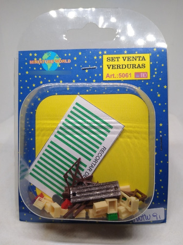 Imagen 3 de 6 de Nico Set De Venta De Verduras Art.5061 M. World H0 (mntw 91)