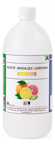 Aceite De Masajes Citricos - 1 Litro