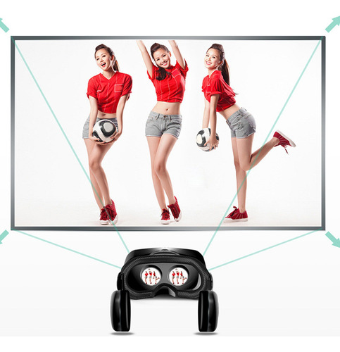 Audífonos Vrg Pro 3d Vr Con Luz Azul, Protección Ocular 3d
