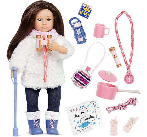 Lori Dolls Farahs Hiking Set Mini Muñeca Y Accesorios De Sen