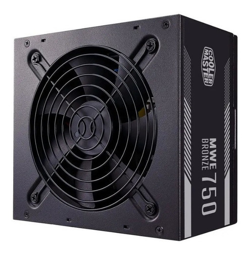 Imagen 1 de 3 de Fuente de alimentación para PC Cooler Master Technology MWE Bronze Series MPE-7501-ACAAB 750W black 100V/240V