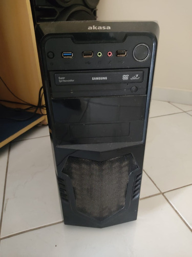 Imagem 1 de 6 de Desktop + Monitor 17 - Core 2 Duo E6300 Com Radeon 7770 1gb