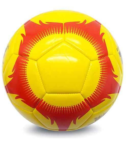 Mini Bola De Futebol Amarela Tamanho Pequeno Sintética