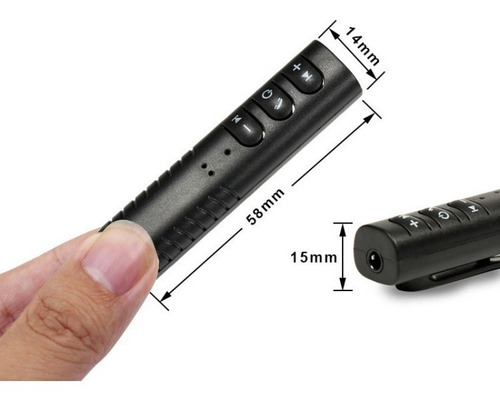 Receptor Bluetooth 3.5 Mm 3 En 1 Con Manos Libres Integrado.