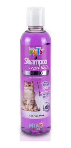 Shampoo Essentials Para Gato Limpia Y Desenreda 250 Ml