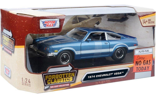 1/24 1974 Chevrolet Vega Gt Azul Forgotten Classics Motormax