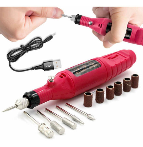 Torno Manicure Uñas Pulidor Eléctrico 3000rpm