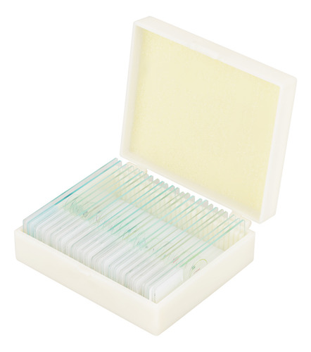 Conjunto De Diapositivas De Microscopio 25 Piezas Con