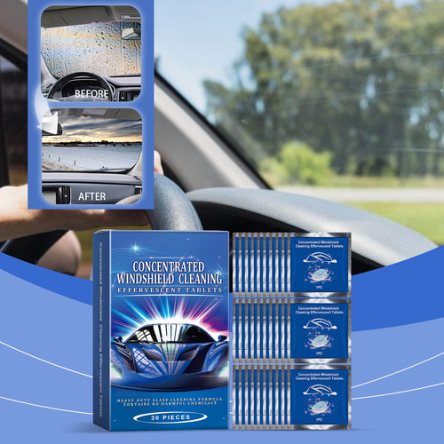 Tablets De Espuma De Limpeza De Pára-brisas De Carro D Car W