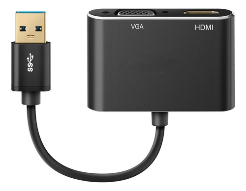 Adaptador Usb 3.0 A Hdmi / Vga Compatible Con Windows