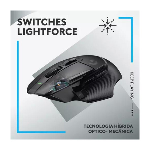 Mouse Gamer Sem Fio G502 X Lightspeed Preto Logitech