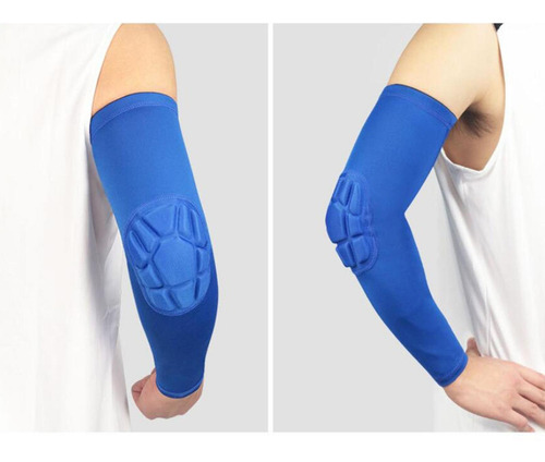 1 Pieza De Soporte De Codo Antideslizante Con Manga Azul L