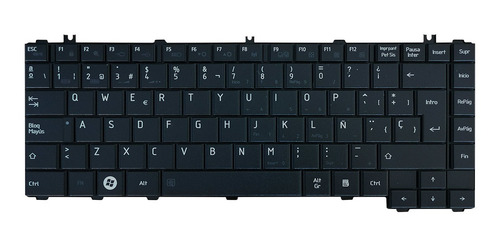 Teclado Toshiba Satellite C640 L645 9z.n4vgq.0 Negro Español