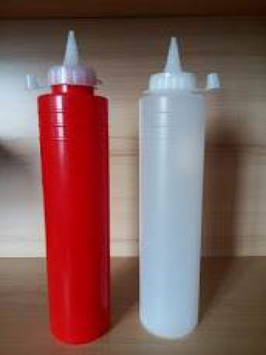Salsero Dispensador De Salsas, Oprimible 500ml De 27 X 6 Cms