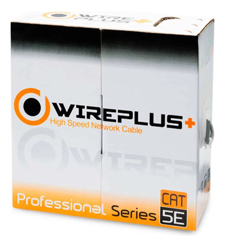 Bobina De Cable Utp Wireplus Cat5e 305m Indoor