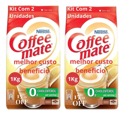 Coffee Mate Nestlé Original  1 Kg Creme Para Café Promoção