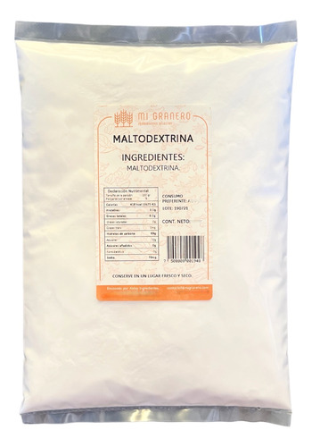 Maltodextrina 1 Kilogramo
