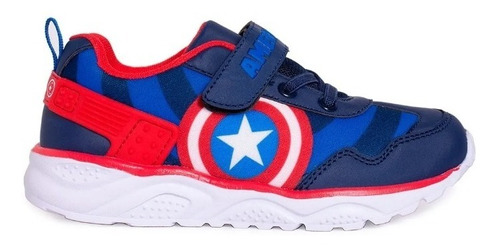 Zapatillas Capitan America Kids Azul Marino/rojo Abc Dep