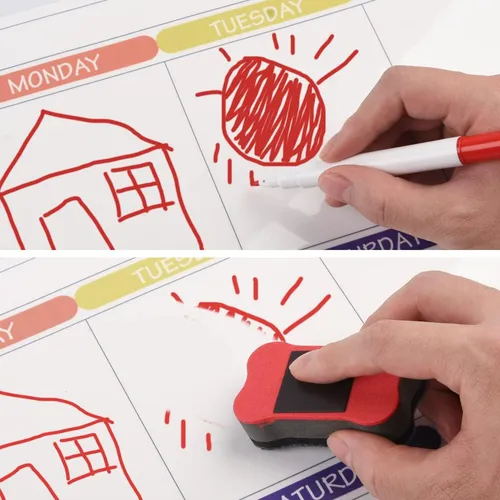 Calendario Magnetico Planeador Mensual Borrable Con Marcador