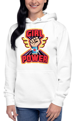 Sudadera Girl Power. Super Mujer. Empoderamiento Femenino
