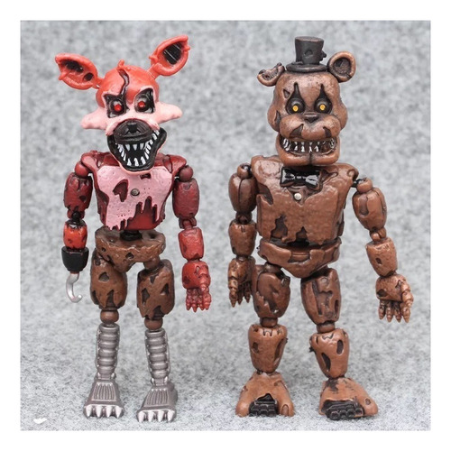 14-17 Cm Cinco Noches En Freddy's 6 Muñecos Flexibles