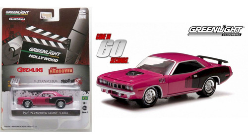 1971 Plymouth Hemi Cuda Shannon 60 Segundos 1/64 Greenlight