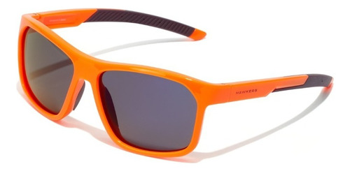 Gafas De Sol Polarizadas Hawkers Comaneci Hombre Y Mujer Lente Morada Varilla Naranja Armazón Naranja Diseño Mirror