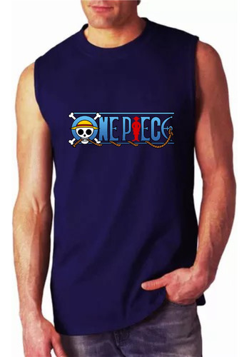 Musculosa Personalizada En Vinilo One Piece