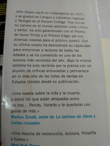 Bajo La Misma Estrella (Usado)