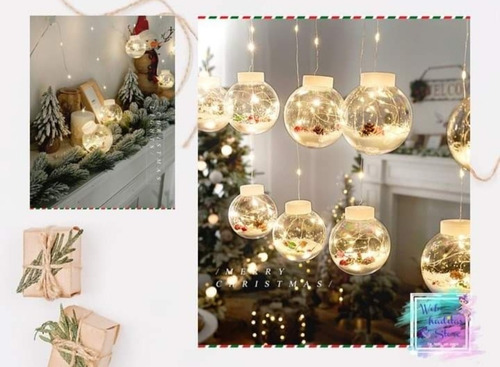 Luces Led Bolas Navidad Decoracion Evebtos Bodas