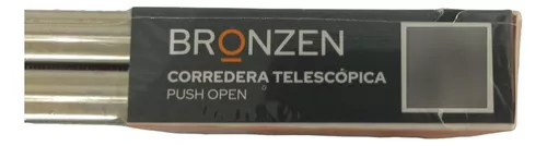 Corredera Telescópica Guia Cajon Cierre Suave 50cm Zinc Refo - $ 17.014