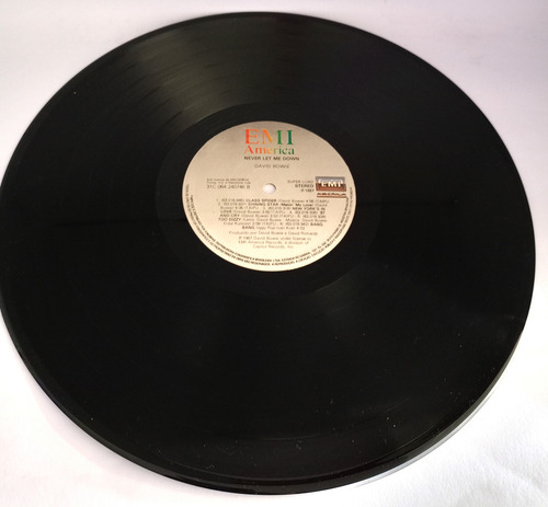 Lp David Bowie Never Let Me Down - 1987 Excelente (Usado)