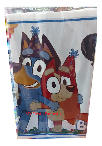 Bluey & Bingo Perros Bandit Set 1 Mantel Rectangular Tablon