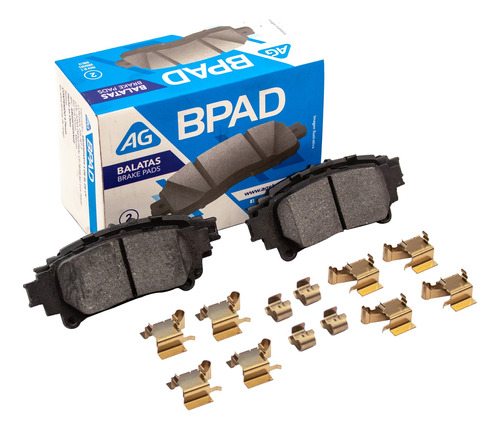 Balatas Ag Bpad Para Toyota Highlander 2014-2019 Traseras