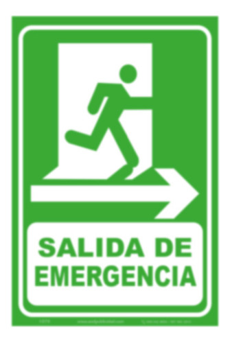 Señaletica A4 Salida De Emergencia 