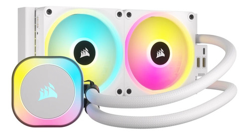 Corsair Icue Link H100i Rgb Aio Enfriamiento Líquido Blanco