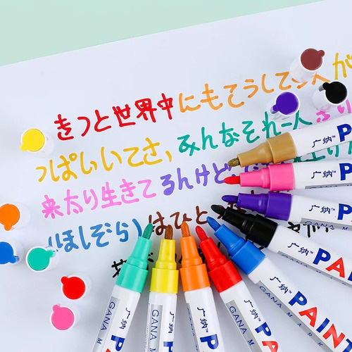 Marcador Cauchos Paint Resistente Agua Y Calor